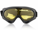 UV Protection Yellow Goggles for Cycling, Snowboarding, and More