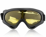 UV Protection Yellow Goggles for Cycling, Snowboarding, and More