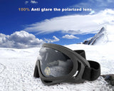 UV Protection Yellow Goggles for Cycling, Snowboarding, and More