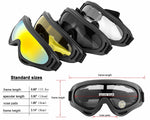 UV Protection Yellow Goggles for Cycling, Snowboarding, and More