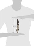 Tac-Force Black Combo Assisted Grey Black Liner Handle Folding Knife 4.5" Closed