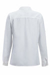 ExOfficio Women's Lightscape Long Sleeve Collared Shirt, White, X-Small