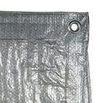 AJ Tools CHIT0465 12 x 16 Silver Tarp Heavy Duty