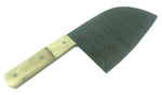 Handmade Damascus Steel Clever with 7" Blade - Sheath Bone Handle