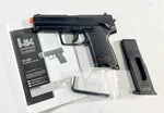 H&K USP CO2 Airsoft Pistol Black Refurbished Heckler & Koch 6mm Air Gun (Refurbished - Like New Condition)