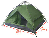 4 Person Instant and Automatic Pop Up Camping Tent